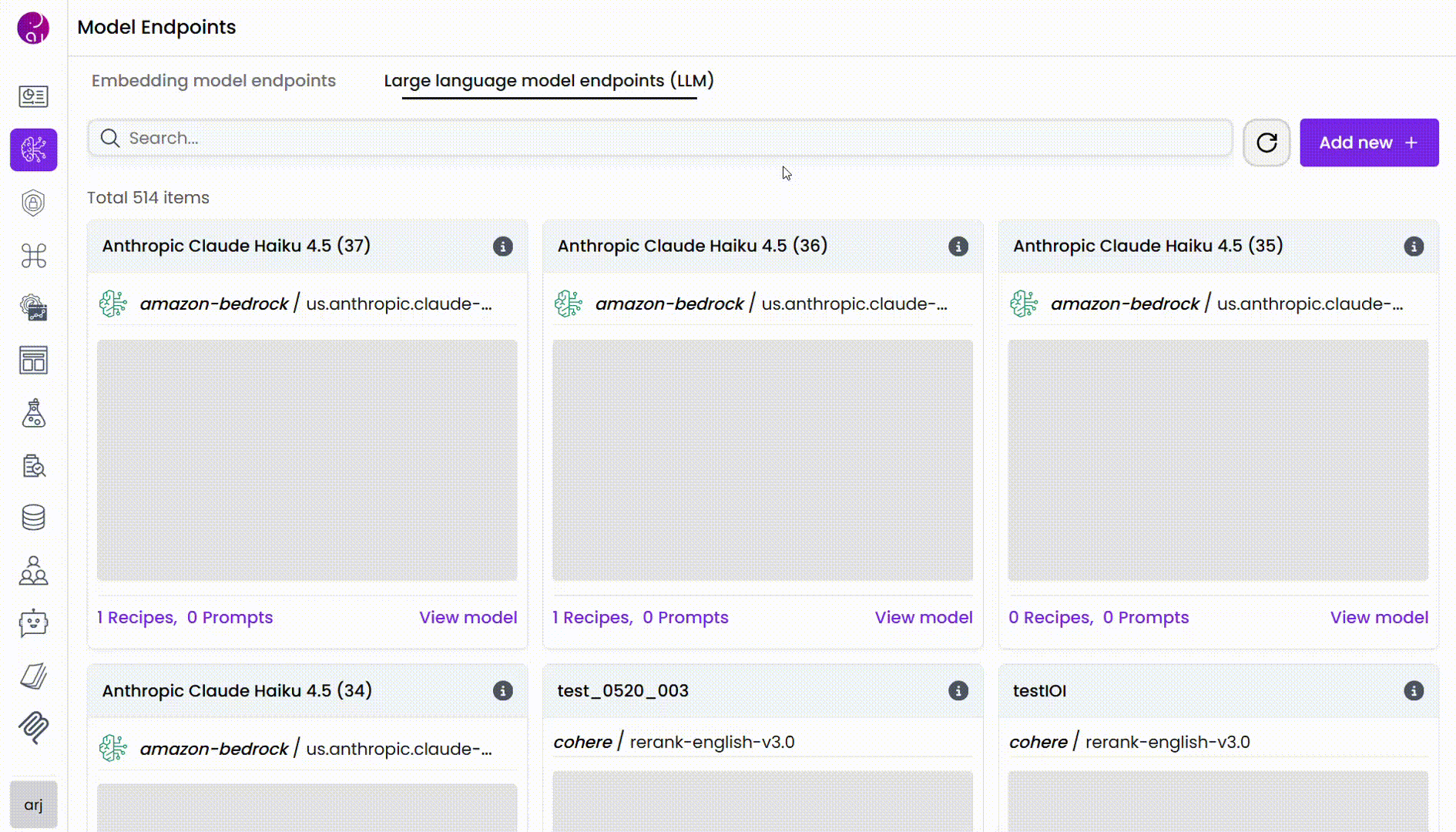Browse, manage, and integrate a wide range of AI models from a unified interface.