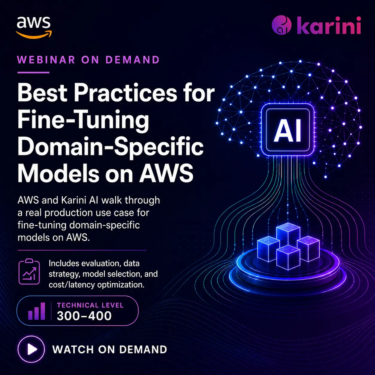 Best Practices for Fine-Tuning Domain-Specific Models on AWS