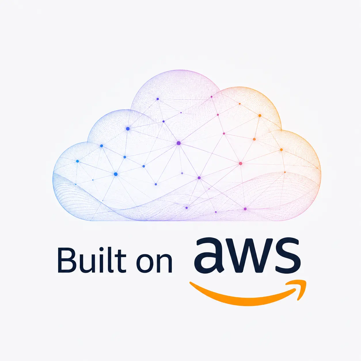 Built on AWS.